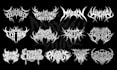 make a professional deathmetal or rock band logo