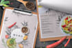 design food menu, restaurant menu and minimalist menu