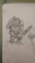 draw a warhammer 40k character without colours