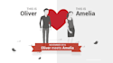 make animated wedding invitation video