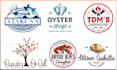 design fast food restaurant seafood chef, bakery, catering, kitchen logo