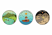create vintage  monoline illustration, badges, logo