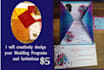creatively design your wedding programs