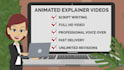 create an animated explainer video with script and voice