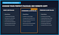 do seo website content writing and copywriting in german or english
