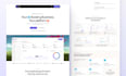 do landing page design UI UX, figma landing page