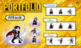 design pixel art character sprite sheet and animation for your game
