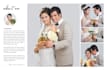 design a beautiful wedding photo album professionally
