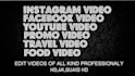 edit videos of all kind professionally HD quad HD