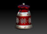 make 3d model of a christmas ornament