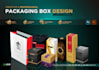 design elegant packaging boxes, labels,pouches with dielines