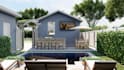 3d landscape,patio,pool,pergola,gazebo, backyard, awnings, courtyard, outdoor
