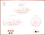 design elegant signature logo branding kit