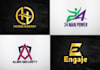 design modern minimalist stunning business logo design
