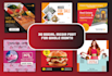 do social media post, content and banner