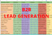 perform lead generation and linkedin leads