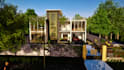 create architectural visualization of 3d model