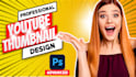 design amazing youtube thumbnail
