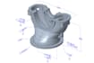 produce industry level 3d cad model draft drawing with mbd