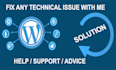 do wordpress bug fix, malware removal, fix cpanel, email, ssl, php in 1 hour