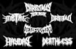 create font metal, slam, or death metal logo for your band