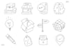make clean and fun icon for brand professionals