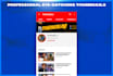 design eye catching reaction thumbnails