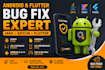 fix android and flutter app bugs, crashes, and errors