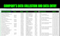 do data entry, data collection and web research