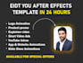 edit envato, videohive, after effects templates with custom motion graphics