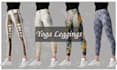 design creative, unique yoga pants and patterns