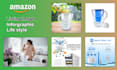 design amazon listings images, infographics, and lifestyle photos