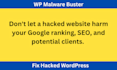 recover hacked wordpress website, malware removal,wordpress security