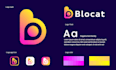 design unique 3d abstract colorful logo with the golden ratio