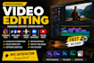 do professional video editing in short time
