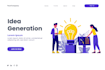 create a flat  illustration for apps and web