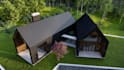 design modern barn houses with renderings