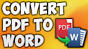 convert pdf to word