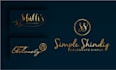 make unique handwriting signature logo with symbols