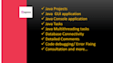 do java programming, java swing, java fx tasks, and projects