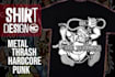 a custom metal or punk band t shirt design