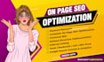 do onpage SEO optimization for wordpress wix shopify squarespace webflow website