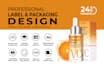 do supplement label design, food label design, and pouch design 24 hours
