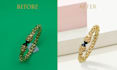 do jewelry retouching white background