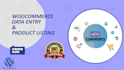 do fast woocommerce wordpress data entry