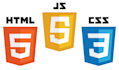 create a simple costume website with html, css and javascript