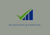 modern make design accounting and financial logo