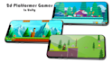 design, develop or reskin your  2d and 3d game in unity