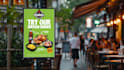 animate restaurant food menu promo video or tv digital menu