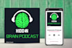 design professional podcast cover art